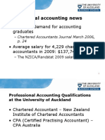 Professional accounting qualifications and careers guide