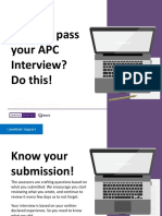 Pass Your APC Interview With These Tips