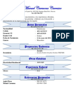 CURRICULUM Amind Manuel Carmona Carrasco