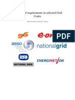Analysis of The Requirements in Selected Grid Codes