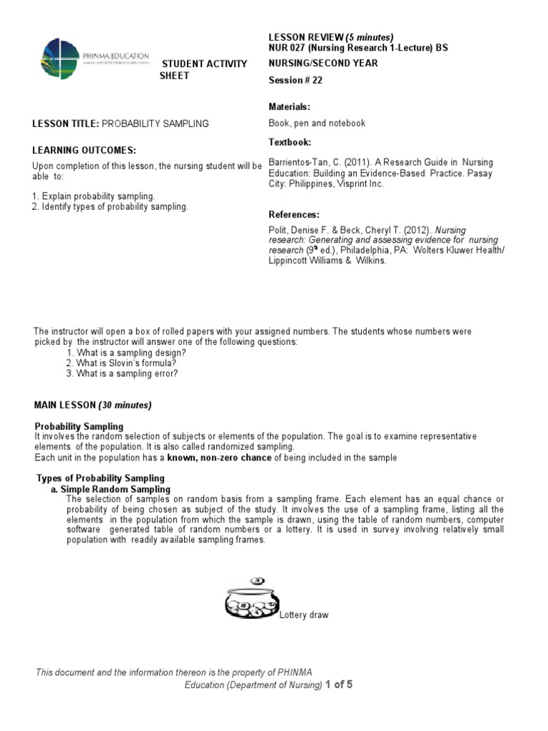 SAS - Session-22-Research 1 | PDF | Sampling (Statistics) | Science