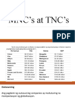 MNC's at TNC's