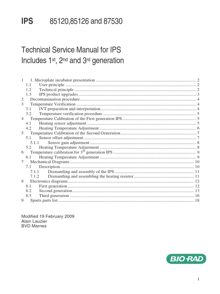 Ips Service Manual Pdf Electrical Engineering Electricity