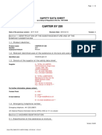 Safety Data Sheet for Carter SY 220 Gear Oil