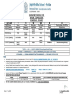Date Sheet Annual Exam 2023 (JPS)