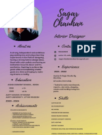 Green Abstract Modern A4 Printable Graphic Designer Profesional Resume