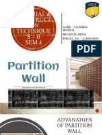 MCT SEM4 Partition Wall