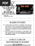 Struct Ure & Functio Naries OF Radio Station: Rahul Kumar Assistant Professor, MERI