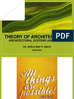 Theory of Architecture 1 - Architectural Systems and Orders