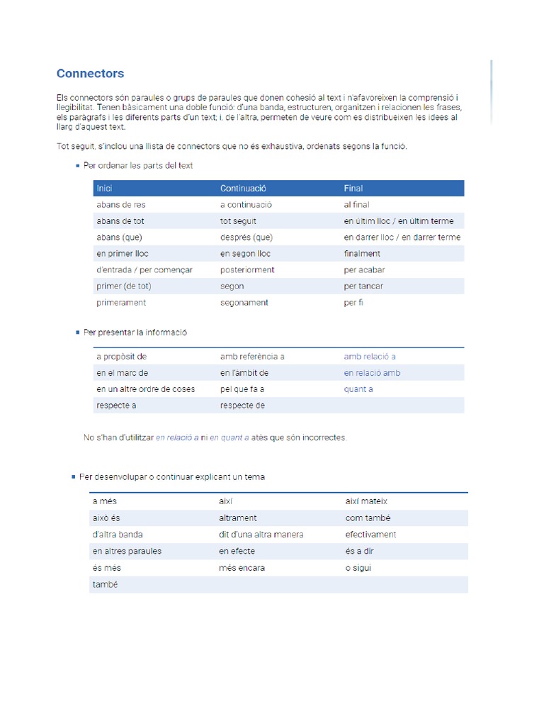 Connectors | PDF