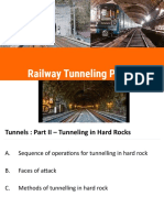 Tunneling Methods and Sequence in Hard Rock