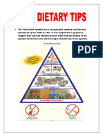 Basic Dietary Tips - Nimrat