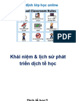 2 Khái niệm lịch sử phát triển ngành dịch tễ