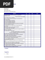 Checklist GUI Review