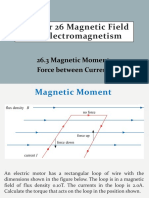 26.3 Magenetic Moment Force Between Currents (1 Period)