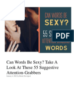 55 of The Sexiest Words