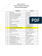 Jadwal Tentatif 22-23