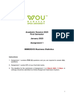 BBM203 Assignment 1: Business Statistics Hypothesis Testing and Proportions