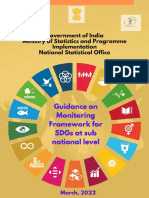 Guidance On Monitoring Framework For SDGs - March 31 2022