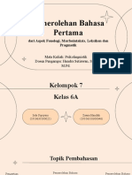 Pemerolehan Bahasa Pertama