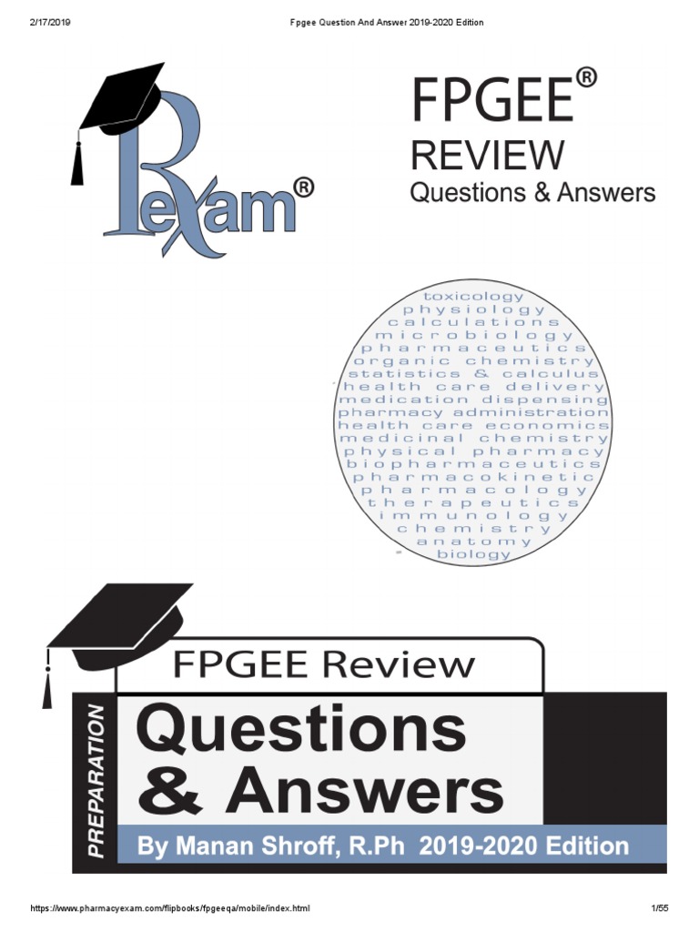 Fpgee Question and Answer 2019-2020 Edition | PDF