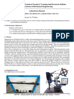 Submerged Arc Welding - Laboratory Manual