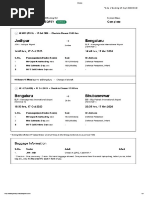 Itinerary