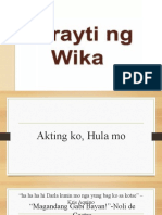 Barayti NG Wika