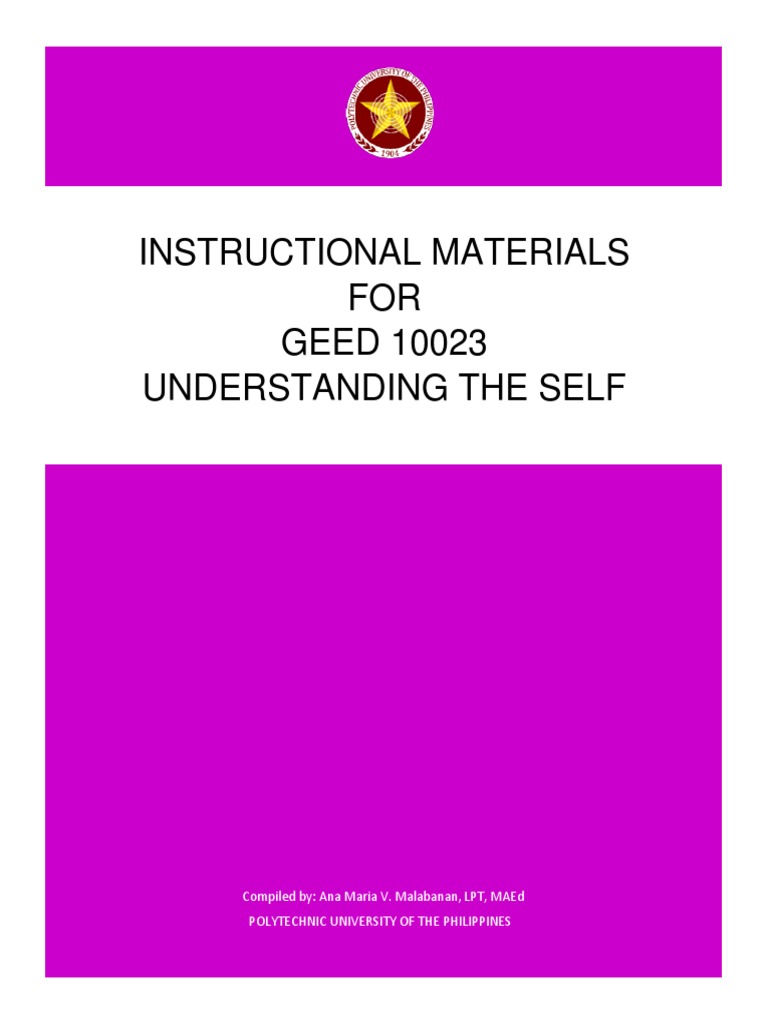 Understanding the self pdf self concept self