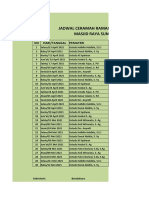 JADWAL CERAMAH RAMADHAN