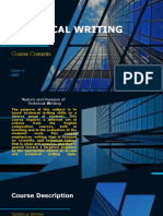 Technical Writing