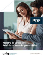 MBA Direccion y Administracion de Empresas
