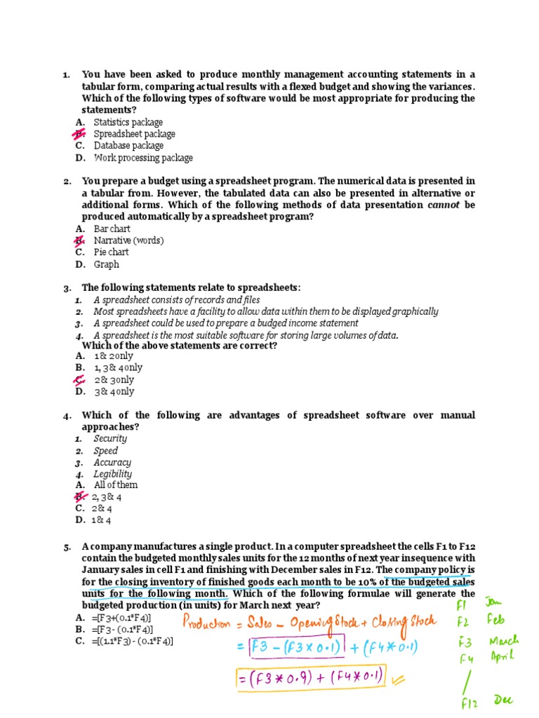Spreadsheets-PQ | PDF | Spreadsheet | Worksheet