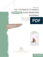 Workbook - Audita Tu Marca y Poténciala A Través Del Slow Marketing Saludable