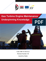 Gas Turbine Engine Maintenance Underpinning Knowledge: Code: MM TC 02 02 L2 Revision Number: 00 Issued By: Ejada