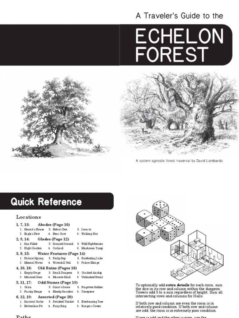 Echelon Forest Exploration Guide | PDF | Trees | Rain