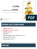 6 - Vitamin Like Substances (Kolin, Karnitin, Inositol)