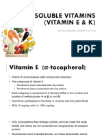 5 - Vitamin E & K