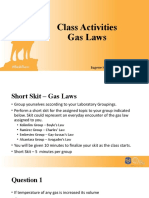 Gas Laws - Activity