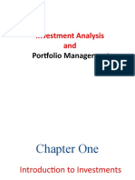 CH 1 Introduction To Investments Chap 1