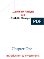 Investment Analysis and Portfolio Management: An Introduction