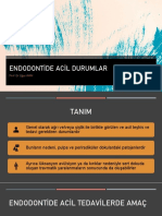 Endodontide Acil Durumlar