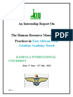 HRM Practices at East African Aviation Academy