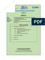 Manufacturing Data Report for Steel Structure Fabrication Project