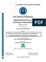 Rapport de Stage Respirateur D'anesthésie