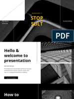 Black and White Minimal Architecture Portfolio Presentation
