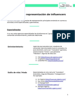 Agencias de Representación de Influencers