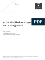 atrial fibrillation diagnosis and management