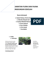 Hasil Pengamatan Flora Dan Fauna Di Lingkungan Sekolah