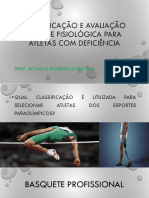 Classificação e AvAliAção FísicA e FisiológicA para AtletAs
